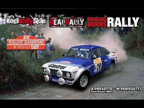 PRESOTTO  PERISSUTTI   Ford Escort MKII   Rallye Sanremo 1981