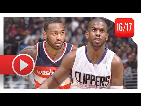 John Wall vs Chris Paul EPIC PG Duel Highlights (2017.03.29) Wizards vs Clippers - TOO DAMN GOOD!