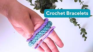 Easy Crochet Bracelet Pattern for Beginners | DIY Crochet Jewellery