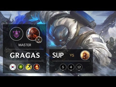 Gragas Support vs Leona - KR Master Patch 10.1