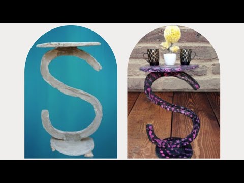 How To make A Coffee Table From Cement:Amazing Idea Craft Ideas For Decoration