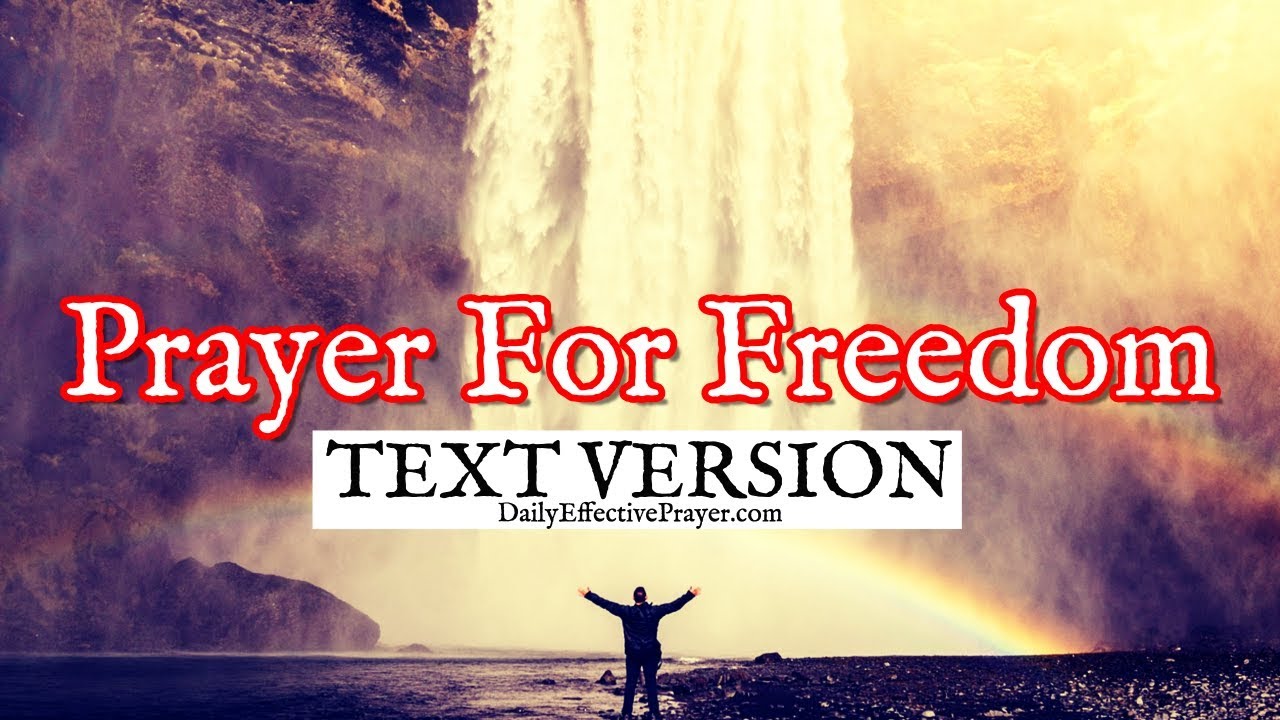 <h1 class=title>Prayer For Freedom (Text Version - No Sound)</h1>