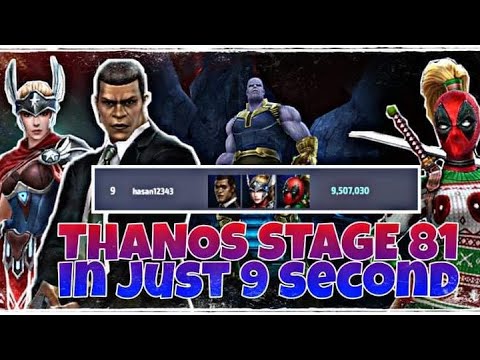 Wbu thanos stage 81 one shot guide - marvel future fight