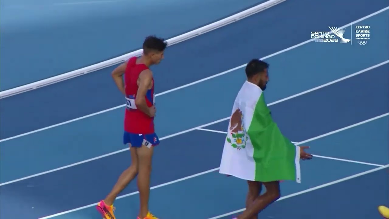 ¡EDUARDO HERRERA gana ORO en los 5000M de los JUEGOS CENTROAMERICANOS Y DEL CARIBE 2026!