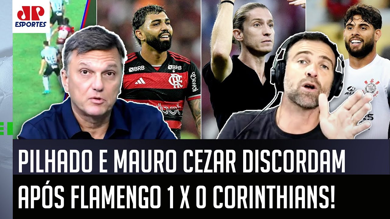 DISCORDARAM! Pilhado e Mauro Cezar DEBATEM sobre Gabigol, gol anulado, Flamengo e Corinthians!