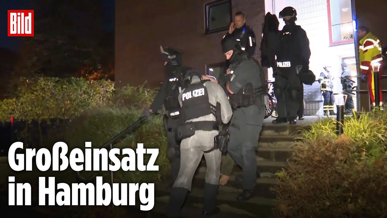 Hamburg-Iserbrook: Spezialkräfte stürmen Hochhaus
