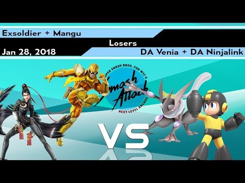 SmashAttack 24 - [Losers] Exsoldier + Mangu vs DA Venia + DA Ninjalink