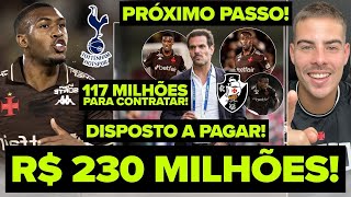 R$ 230 MILHÕES! CLUBE INGLÊS DISPOSTO A COMPRAR RAYAN DO VASCO! REFORÇOS ENGATILHADOS PARA 2026!