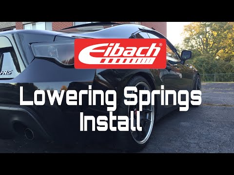 Eibach Sportline Lowering Springs Install - FRS Vlog
