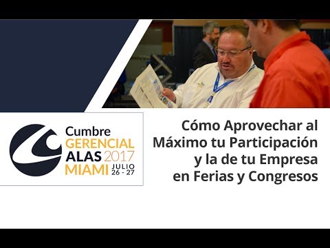 , title : 'Cómo Aprovechar al Máximo tu Participación y la de tu Empresa en Ferias y Congresos'