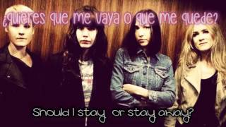 Sahara Hotnights - Stay/Stay Away (letra y subtítulos en español)