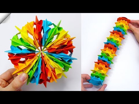 How To Make a Paper Kaleidoscope Paper crafts Paper toy