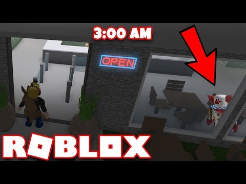 GOING TO SOMEONES RESTAURANT AT 3AM!!! ROBLOX BLOXBURG Video