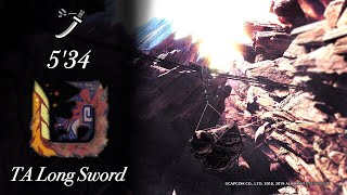 【MHWI】特殊闘技場 ディノバルド 太刀 ソロ 5'34