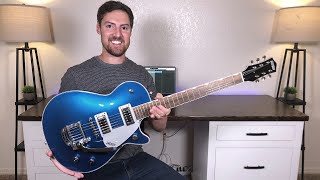 Video thumbnail for Gretsch Electromatic Jet Unboxing and First Impressions! | G5230T by Mr Z's Music Lessons