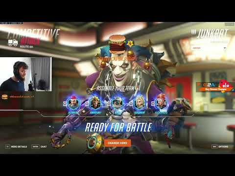 Dafran JUNKRAT COMPETITIVE Gameplay! [ OVERWATCH VOD Replays ]