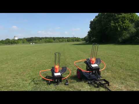 GDK 300m wireless foot pedal skeet remote control, 2 x Black quail clay pigeon traps