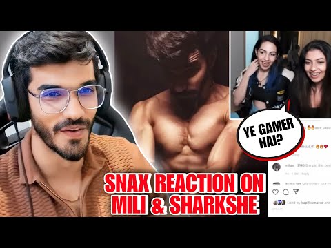 Snax Reaction On Mili & Sharkshe Reacting To His Instagram Pictures🤨