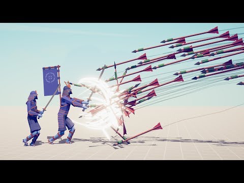 SAMURAI & SHOGUN vs RANGED UNITS - Totally Accurate Battle Simulator TABS