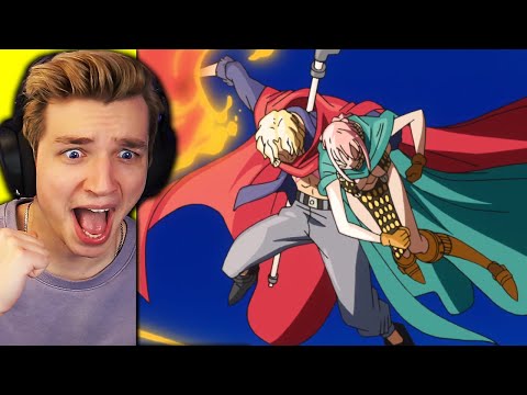 SABO GETS THE FLARE FLARE FRUIT!! (one piece reaction)