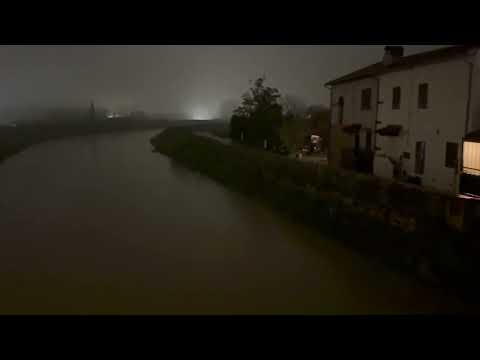 Il maltempo nella notte