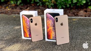 Apple iPhone XS vs Apple iPhone XS Max Unboxing with Camera Test!