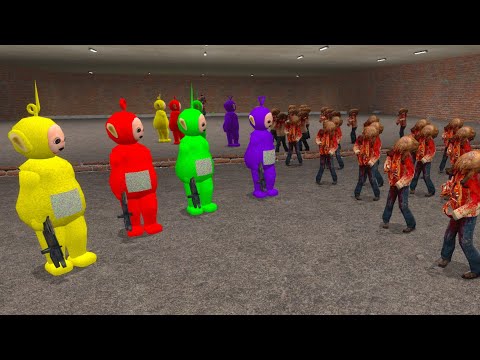 Slendytubbies (Teletabbies) vs Zombies 2022 Garry´s Mod #4