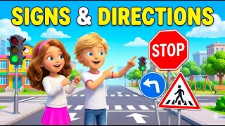 Learn Traffic Signs & Directions Song | Cambridge Smart
