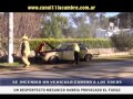 UN VEHICULO SE INCENDIO EN RUTA A LOS COCOS