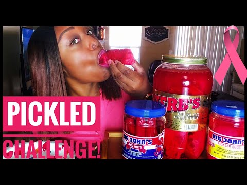 Pickled Food Challenge | Pickled Pigs Feet | Picked...