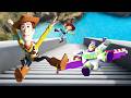 GTA 5 Buzz Lightyear VS Woody And Jessie Ragdolls And Funny Fails Toy Story 21