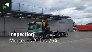 تریلی کفی Mercedes-Benz Antos 2540 6X2 EFFER 265/6S Crane Kran Remote Lift+Steering Axle | تصویر 4 - Autoline