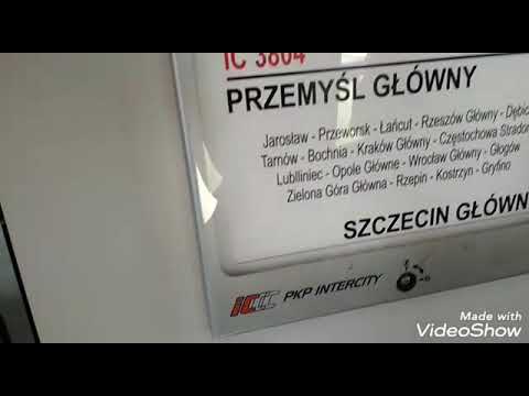 Prezentacja składu IC Mehoffor na czele EP09-014. Relacji Przemyśl Główny - Szczecin Główny.