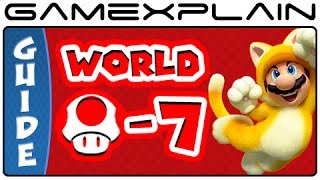 Super Mario 3D World - World Mushroom-7 Green Stars & Stamp Locations Guide & Walkthrough