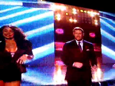Dermot oleary dancing on x factor 2011 opening
