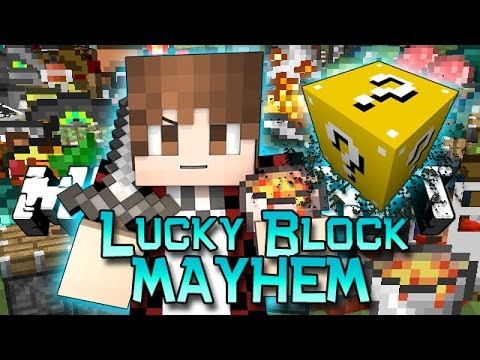 Minecraft: NEW Lucky Block Mayhem! Modded Mini-Game w/Mitch & Friends!