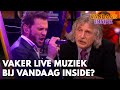 Johan hoopt vaker op live muziek bij Vandaag Inside: 'Het maakt ons programma fleuriger'