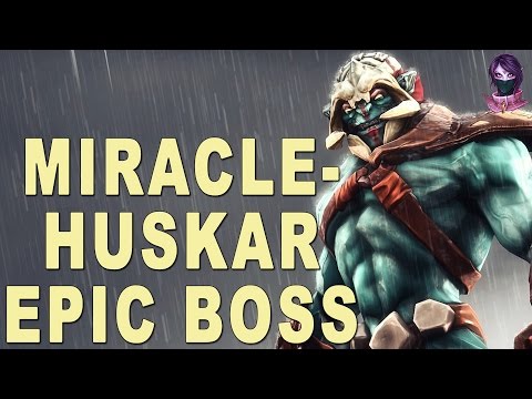 Miracle-  play Huskar 9k+ MMR Fight Dota 2