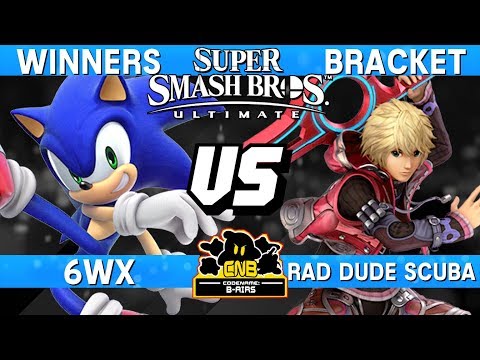 Smash Ultimate Tournament Set - 6WX (Sonic) vs Rad Dude Scuba (Shulk) - CNB 177