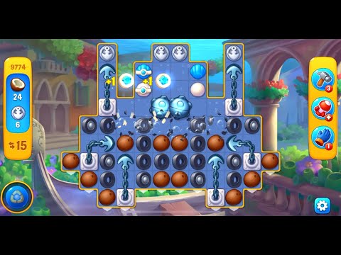 Fishdom level 9774 with a puzzle (с головоломкой)