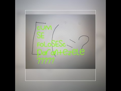 Cum se folosesc parantezele în matematică?