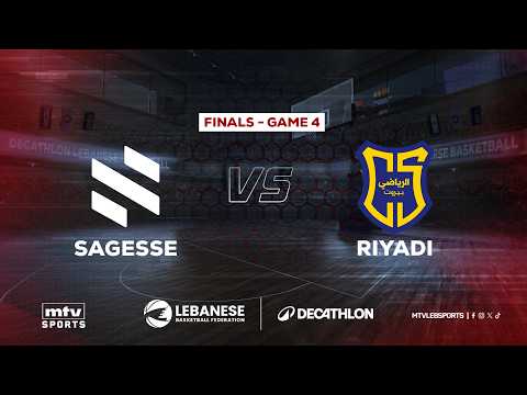 Decathlon Lebanese Basketball Championship 2025-2026 | Finals - Game 4 - Sagesse vs Riyadi