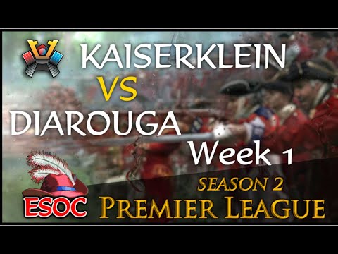 [AoE3] (CMC) Kaiserklein vs (NWC) diarouga— Week 1 — ESOC Premier League Season 2