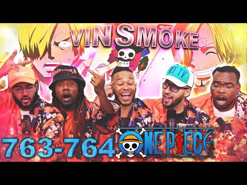 SANJI IS A VINSMOKE?! One Piece Eps 763/764 Reaction