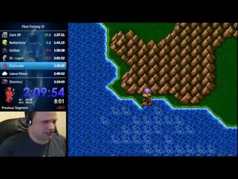 Final Fantasy IV Speedrun Blooper: Right off the (Night) Bat