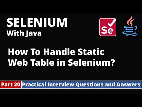 Part1 Selenium with Java Tutorial Practical Interview Questions and Answers Selenium WebDriver