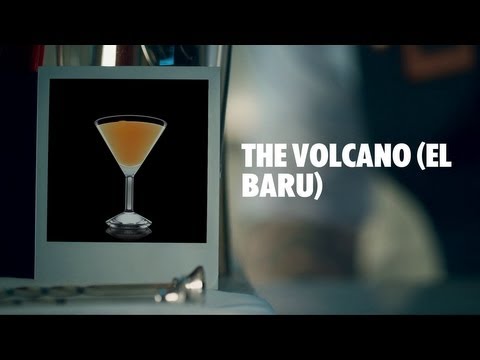 THE VOLCANO (EL BARU) DRINK RECIPE - HOW TO MIX