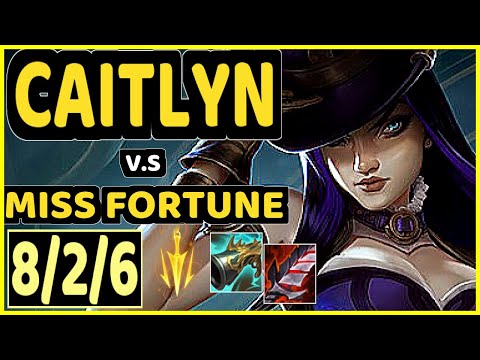 HADES (CAITLYN) vs MISS FORTUNE - 8/2/6 KDA BOTTOM ADC GAMEPLAY - EUW Ranked MASTER