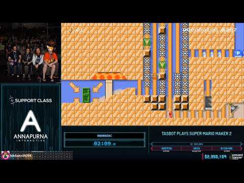 AGDQ 2020 Официальный Русскоязычный Рестрим. Super Mario Maker 2 (TASBot)