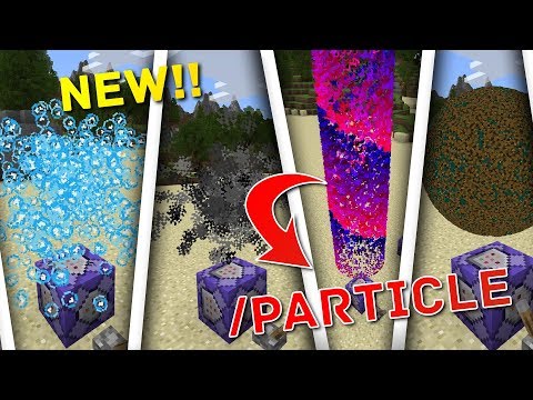 NEW!! How to Use /Particle COMMANDS in Minecraft BEDROCK!! NEW UPDATE!!